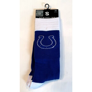 Strideline Indianapolis Colts Unisex Socks M/L Sizes M: 8-12 W: 9.5-13.5 NWT